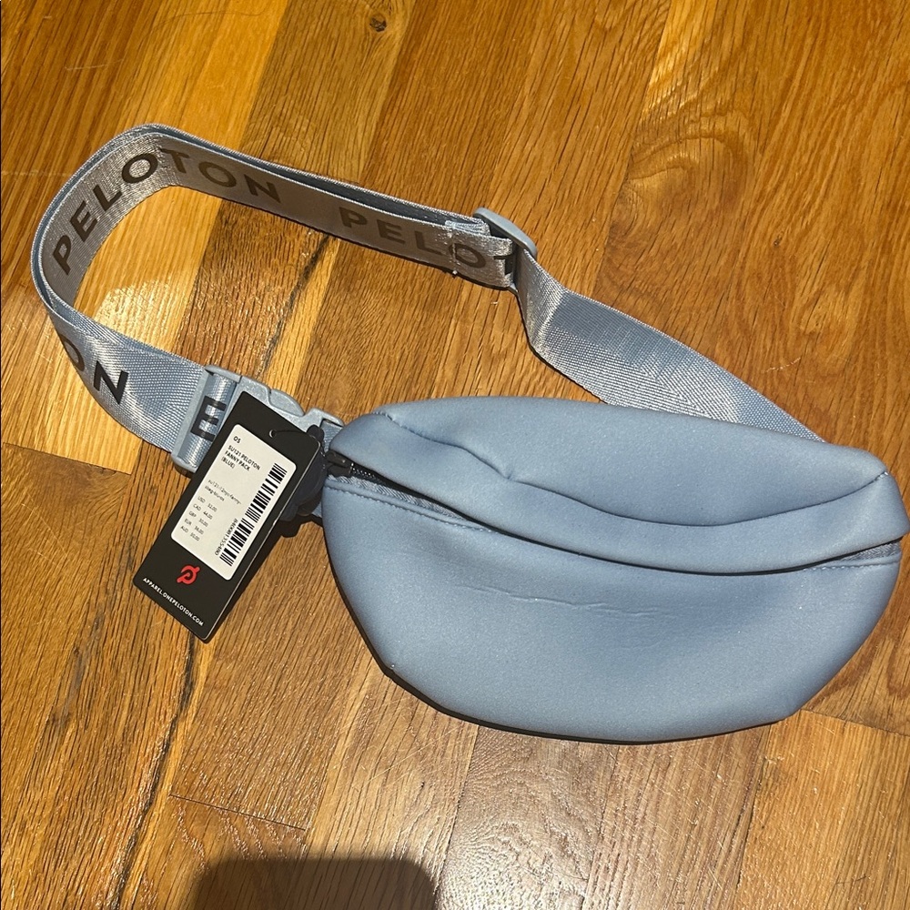 NWT Peloton light blue Waist Bag